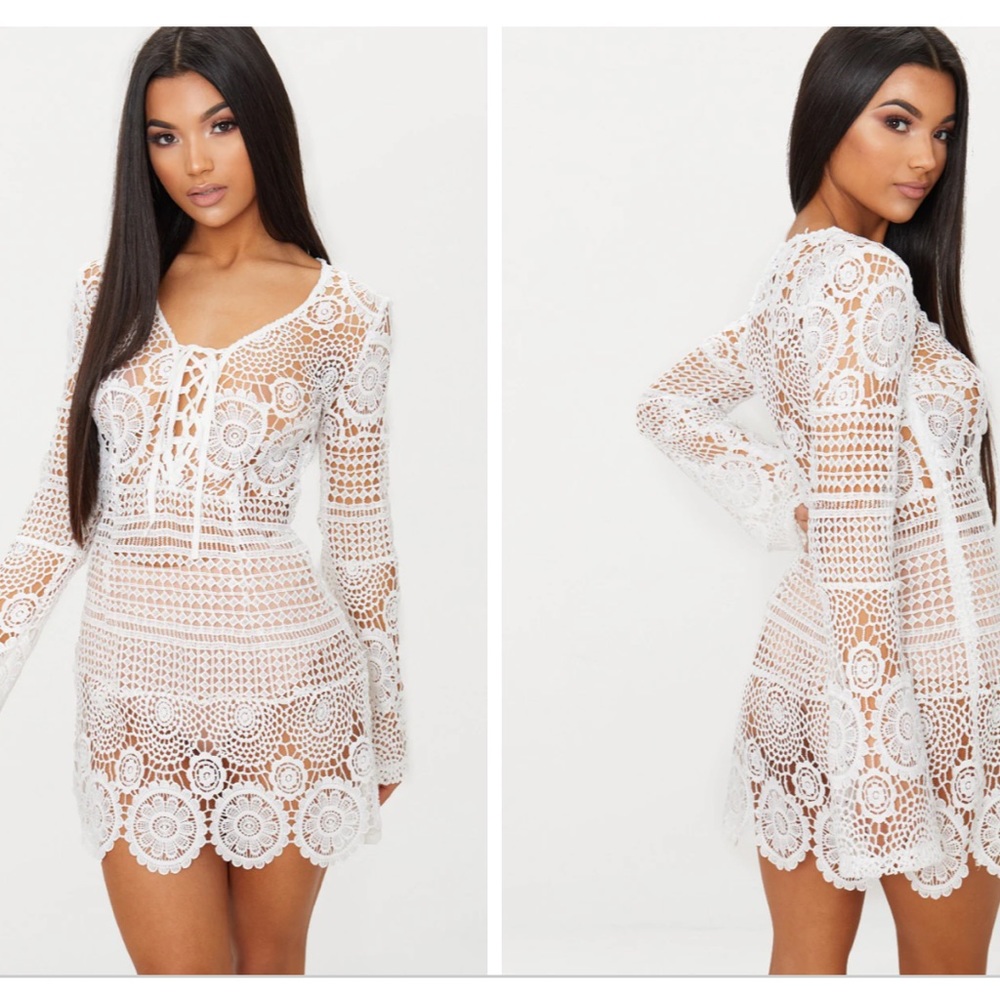 PLT crochet dress NWT